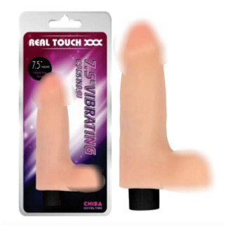 Вібратор — Real Touch XXX 7.5" Vibrating Cock No.01 18+ - Інтернет-магазин спільних покупок ToGether