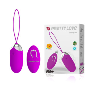 Віброяйце - Pretty Love Berger Vibrating Egg Purple  18+ - Інтернет-магазин спільних покупок ToGether