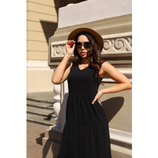 Жіночий літній сарафан  Чорний 42 - Інтернет-магазин спільних покупок ToGether