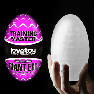 Мастурбатор Traning Master Giant Egg Masturbator Purple 18+ - Інтернет-магазин спільних покупок ToGether