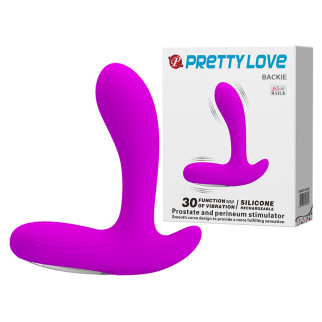 Масажер простати — Pretty Love Backie Prostate Stimulator Purple 18+ - Інтернет-магазин спільних покупок ToGether