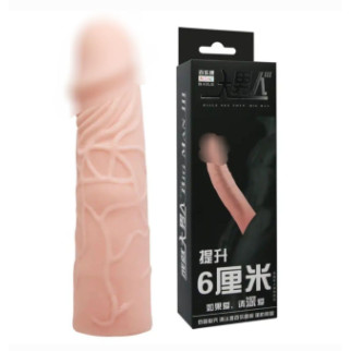 Насадка на член — Penis Sleeve Flesh 6" 18+ - Інтернет-магазин спільних покупок ToGether