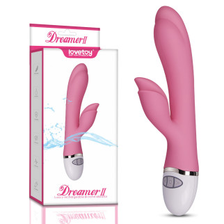 Вібратор — Dreamer II Rechargeable Vibrator Pink 18+ - Інтернет-магазин спільних покупок ToGether
