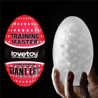 Мастурбатор Traning Master Giant Egg Masturbator Red 18+ - Інтернет-магазин спільних покупок ToGether