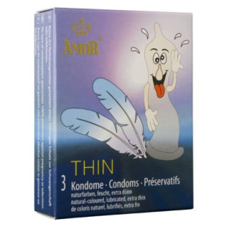 Презервативи - Amor Thin, 3 шт. 18+ - Інтернет-магазин спільних покупок ToGether