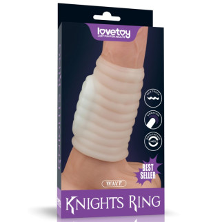 Насадка на пеніс Vibrating Wave Knights Ring 18+ - Інтернет-магазин спільних покупок ToGether