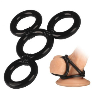 Male 4 Rings Scrotal Penis Rings Cock Ring 18+ - Інтернет-магазин спільних покупок ToGether