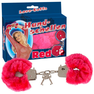 Наручники Handcuffs Love Cuffs red  18+ - Інтернет-магазин спільних покупок ToGether