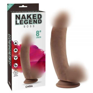 Фалоімітатор Naked Legend Boss, коричневий 18+ - Інтернет-магазин спільних покупок ToGether