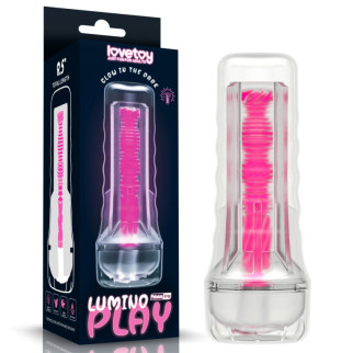 Мастурбатор для чоловіків Lumino Play Masturbator Pink Glow 8.5 18+ - Інтернет-магазин спільних покупок ToGether