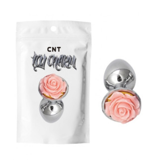 Анальний корок з рожевою трояндочкою Flirt Rose Metal Plug 18+ - Інтернет-магазин спільних покупок ToGether