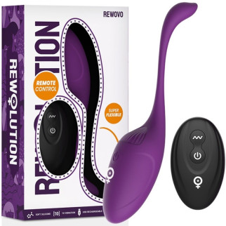 Вібростимулятор із пультом керування фіолетовий Rewolution Rewovo 18+ - Інтернет-магазин спільних покупок ToGether