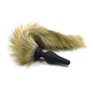 Анальна пробка з коричневим пухнастим хвостом Flirting Tail Wool 18+ - Інтернет-магазин спільних покупок ToGether