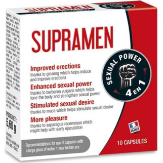 Препарат для чоловіків Supramen Sexual Power 4 in 1, 10 капсул 18+ - Інтернет-магазин спільних покупок ToGether