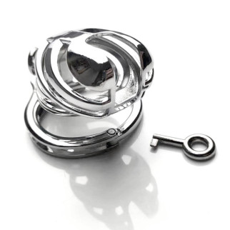 Alloy Fixed Handcuff Ring Chastity Cage 18+ - Інтернет-магазин спільних покупок ToGether