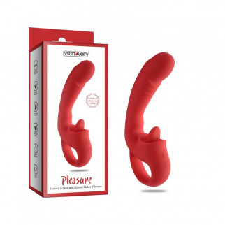 Подвійний вібратор для жінок Pleasure Luxury G-Spot and Clitoral Licker Vibrator 18+ - Інтернет-магазин спільних покупок ToGether