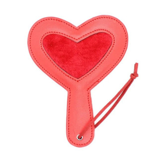 Шлепалка з ручкою Mini Heart Paddle Red 18+ - Інтернет-магазин спільних покупок ToGether