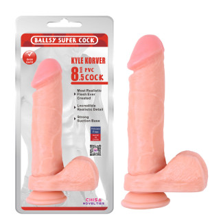 Фалоімітатор - Ballsy Super Cock Kyle Korver 8.5" 18+ - Інтернет-магазин спільних покупок ToGether