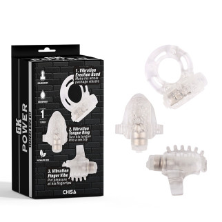 Набір кілець - GK Power Teasers Ring Kit Clear 18+ - Інтернет-магазин спільних покупок ToGether