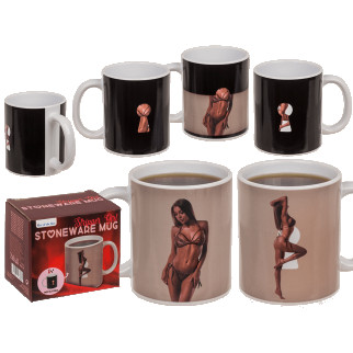 Чашка з термоефектом Stoneware Mug Stripper Girl 18+ - Інтернет-магазин спільних покупок ToGether