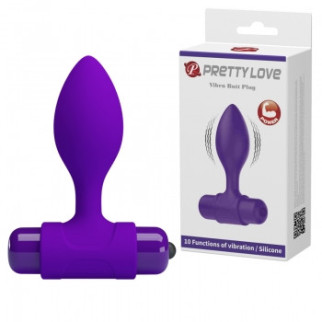 Анальна пробка - Pretty Love Vibra Butt Plug Purple 18+ - Інтернет-магазин спільних покупок ToGether