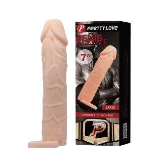 Насадка на член - Pretty Love Penis Sleeve 7" Flesh 18+ - Інтернет-магазин спільних покупок ToGether