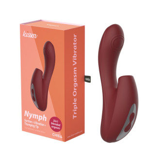 Вібратор для жінок Triple Orgasm Vibrator Kissen Nymph 18+ - Інтернет-магазин спільних покупок ToGether