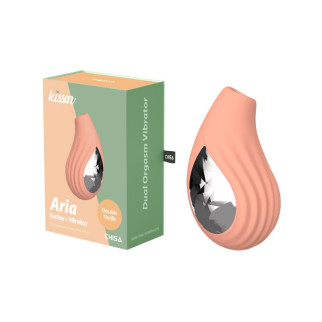 Вібростимулятор кліторальний Dual Orgasm Vibrator Kissen Aria 18+ - Інтернет-магазин спільних покупок ToGether