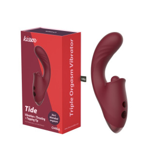 Вібратор для жінок Triple Orgasm Vibrator Kissen Tide 18+ - Інтернет-магазин спільних покупок ToGether