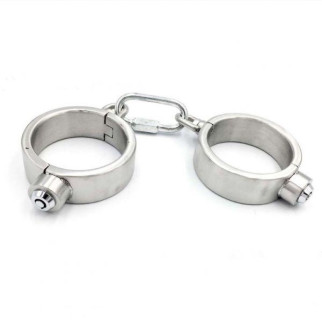 Male Stainless Steel Wrist Restraints Handcuffs 18+ - Інтернет-магазин спільних покупок ToGether