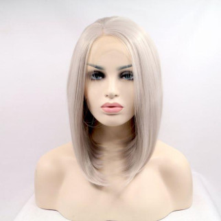 Перука ZADIRA каре платиновий блонд жіноча коротка пряма 18+ - Інтернет-магазин спільних покупок ToGether