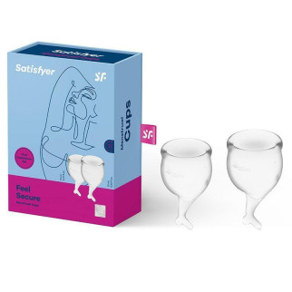 Менструальні чаші Satisfyer Feel Secure Menstrual Cup (Transparent)  18+ - Інтернет-магазин спільних покупок ToGether