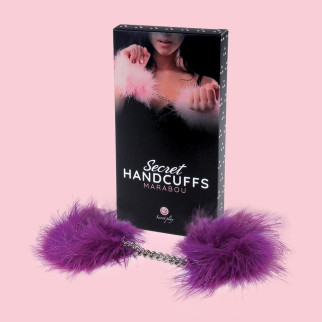 Наручники - Secret Play Handcuffs Marabou Purple 18+ - Інтернет-магазин спільних покупок ToGether