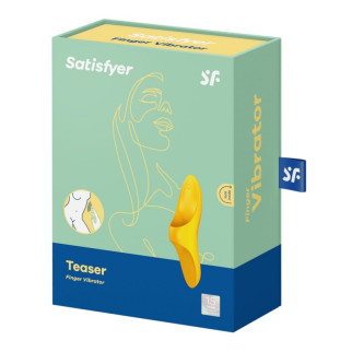 Вібромасажер на палець Satifyer Teaser dark yellow  18+ - Інтернет-магазин спільних покупок ToGether