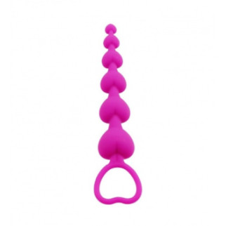 Анальний стимулятор Heart Booty Beads-Pink  18+ - Інтернет-магазин спільних покупок ToGether