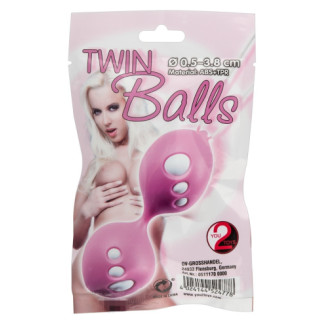 Вагінальні кульки Twin Balls ros / wei  18+ - Інтернет-магазин спільних покупок ToGether