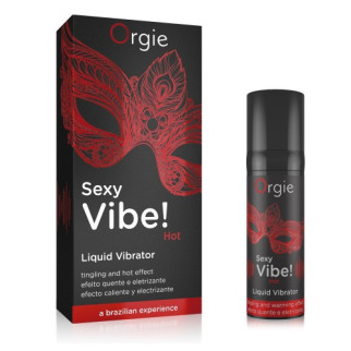 Рідкий вібратор зігріваючим ефектом Orgie Sexy Vibe! Hot Liquid Vibrator 15 ml  18+ - Інтернет-магазин спільних покупок ToGether