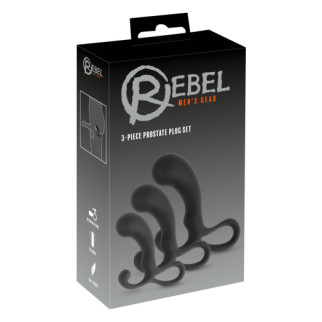 Набір масажерів простати Rebel 3-piece Prostate Plug  18+ - Інтернет-магазин спільних покупок ToGether