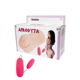 Мастурбатор з вібрацією Vagina Afrodita  18+ - Інтернет-магазин спільних покупок ToGether