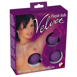 Вагінальні кульки Velvet Purple Balls  18+ - Інтернет-магазин спільних покупок ToGether