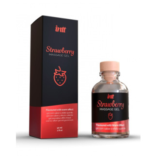 Гель Intt Strawberry Kissable Massage Gel  18+ - Інтернет-магазин спільних покупок ToGether