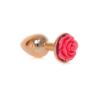 Анальна побка Plug-Jewellery Red Gold PLUG ROSE- Pink  18+ - Інтернет-магазин спільних покупок ToGether