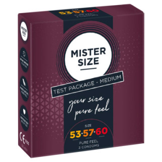 Презервативи Mister Size сет 3pcs  18+ - Інтернет-магазин спільних покупок ToGether