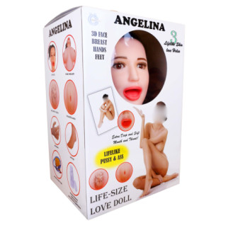 Секс лялька Lalka ANGELINA 3D Vibrating  18+ - Інтернет-магазин спільних покупок ToGether