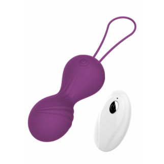 Вагінальні кульки Vibrating Silicone Kegel Balls USB 10 Function / Remote control -Purple  18+ - Інтернет-магазин спільних покупок ToGether