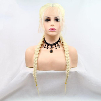 Перука ZADIRA натуральний блонд жіночий довгий із косичками 18+ - Інтернет-магазин спільних покупок ToGether