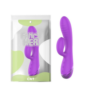 Ніжний вібратор для жінок Naughty Hon Inflatable Vibrator Purple 18+ - Інтернет-магазин спільних покупок ToGether