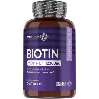 Таблетки для міцності волосся Natural Hair Thinning Supplement Maxmedix Biotin 18+ - Інтернет-магазин спільних покупок ToGether