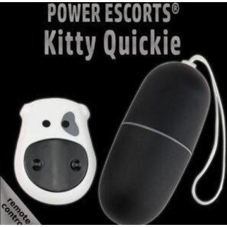 Віброкільце з пультом управління Power Escorts Kitty Smiley black  18+ - Інтернет-магазин спільних покупок ToGether