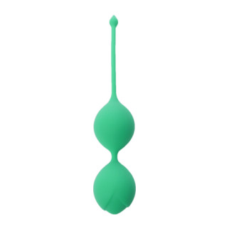 Силіконові вагінальні кульки Silicone Kegel Balls 29mm 60g Green  18+ - Інтернет-магазин спільних покупок ToGether